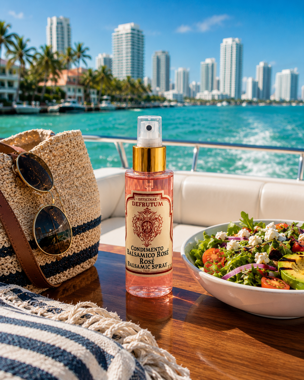 Rosé Balsamic Spray Italian Flavor. Anytime. Anywhere...